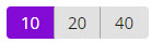 page size options icon