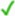 green check mark icon