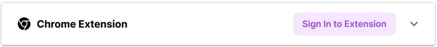 The Chrome Extension card in Search with a Sign In to Extension button