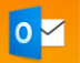 The Outlook app icon, a blue O next to a white envelope